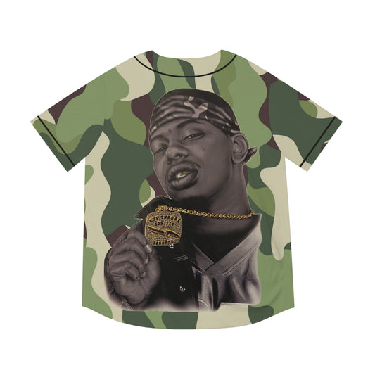 Camouflage Soulja Slim Men's Baseball Jersey