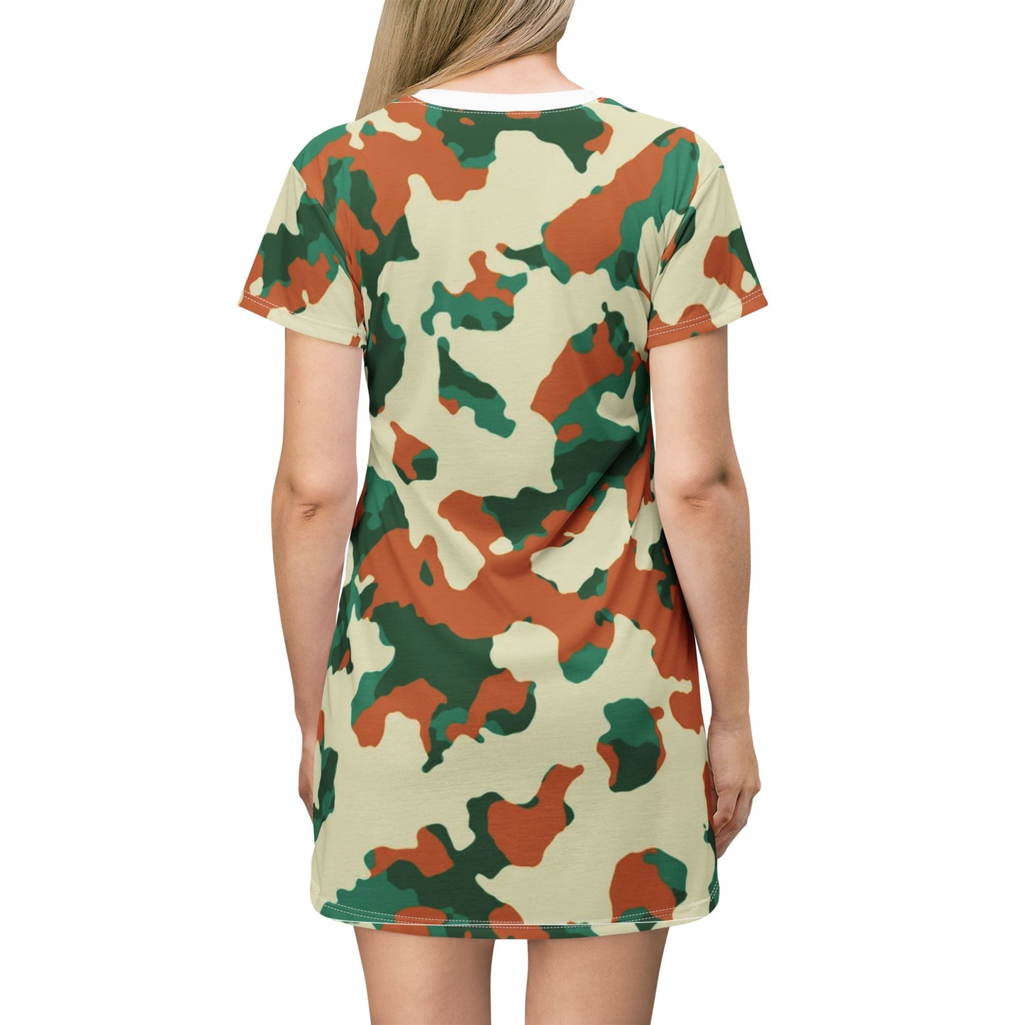 Street Style Camo T-Shirt Dress | Casual Chic, Urban Fashion, Streetwear, Summer Outfit, Festival Wear