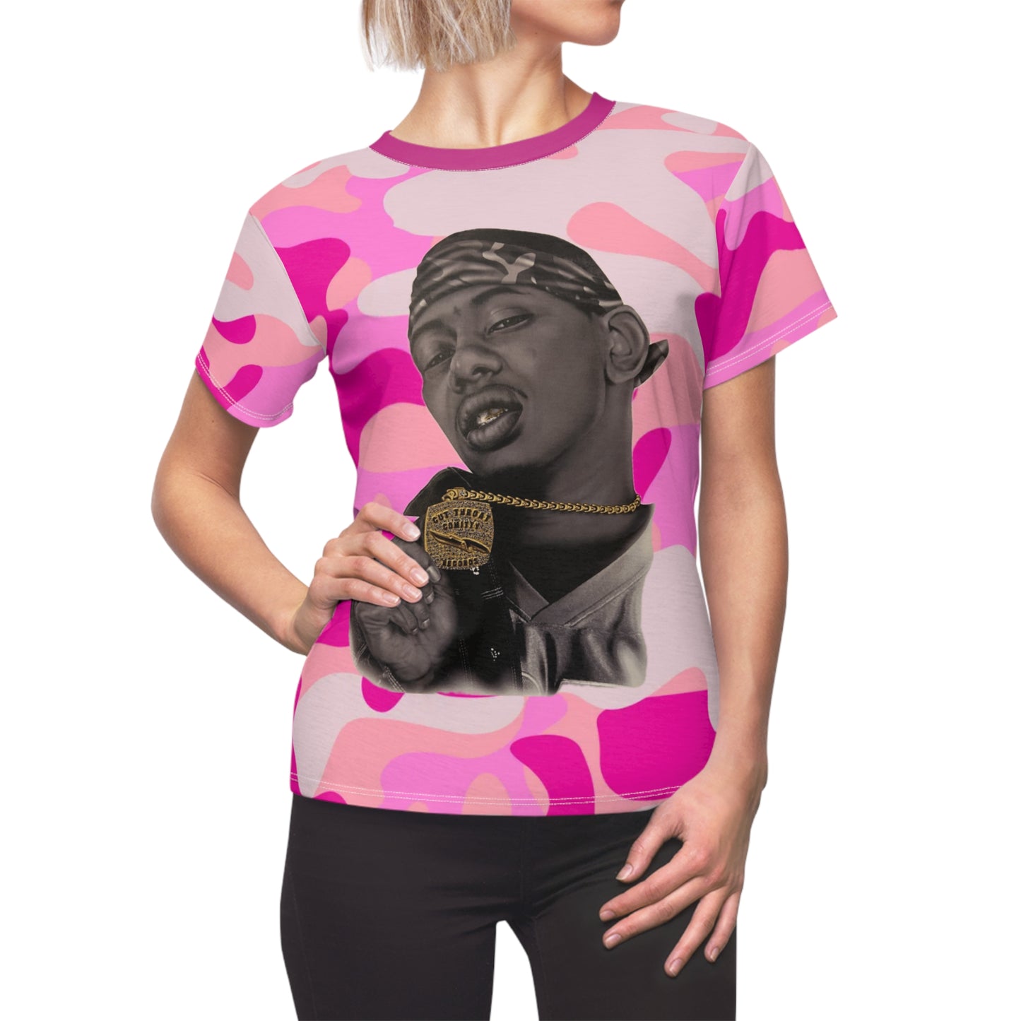 Pink Women Camo shirt