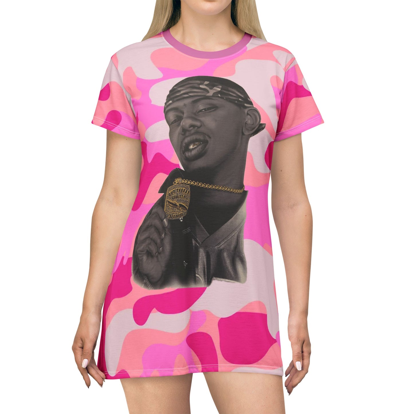 Pink Soulja Slim T-Shirt Dress