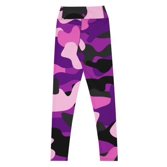 Purple Camo Yoga Leggings
