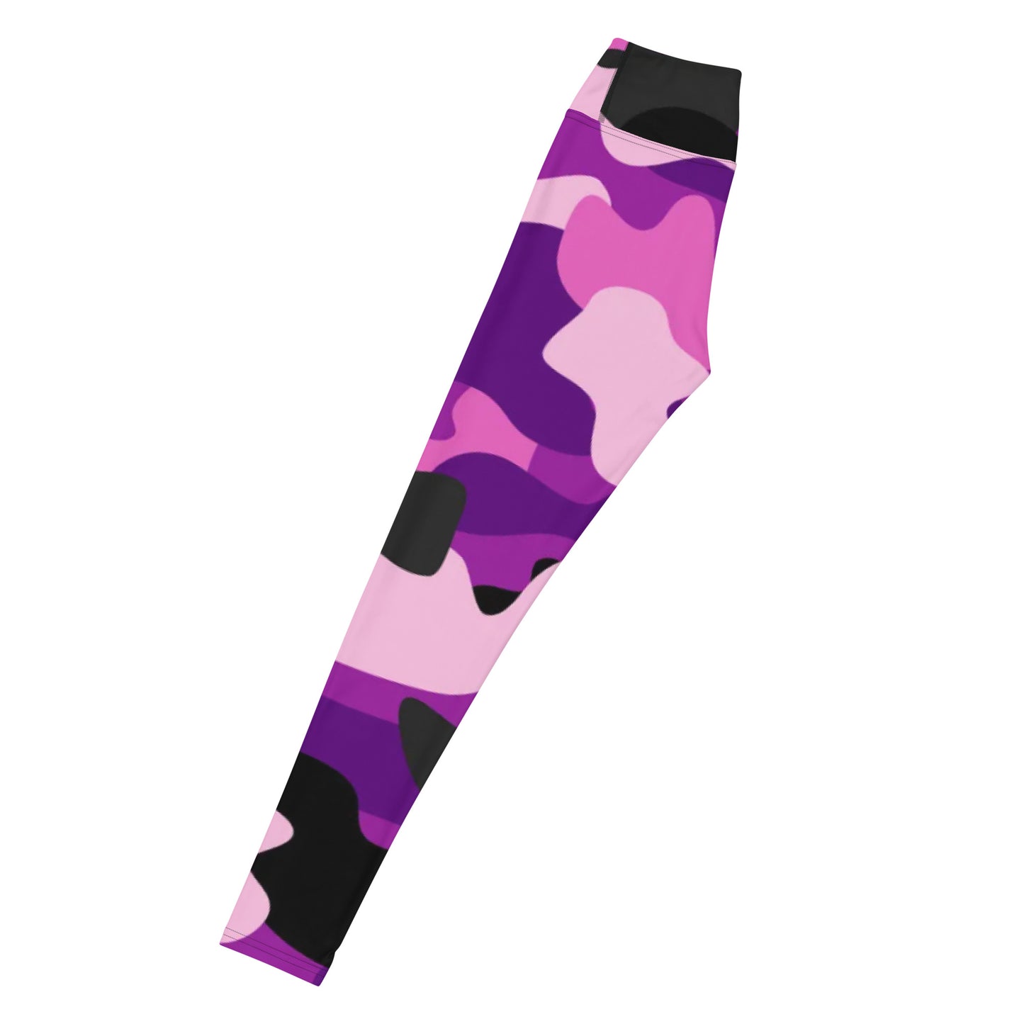 Purple Camo Yoga Leggings