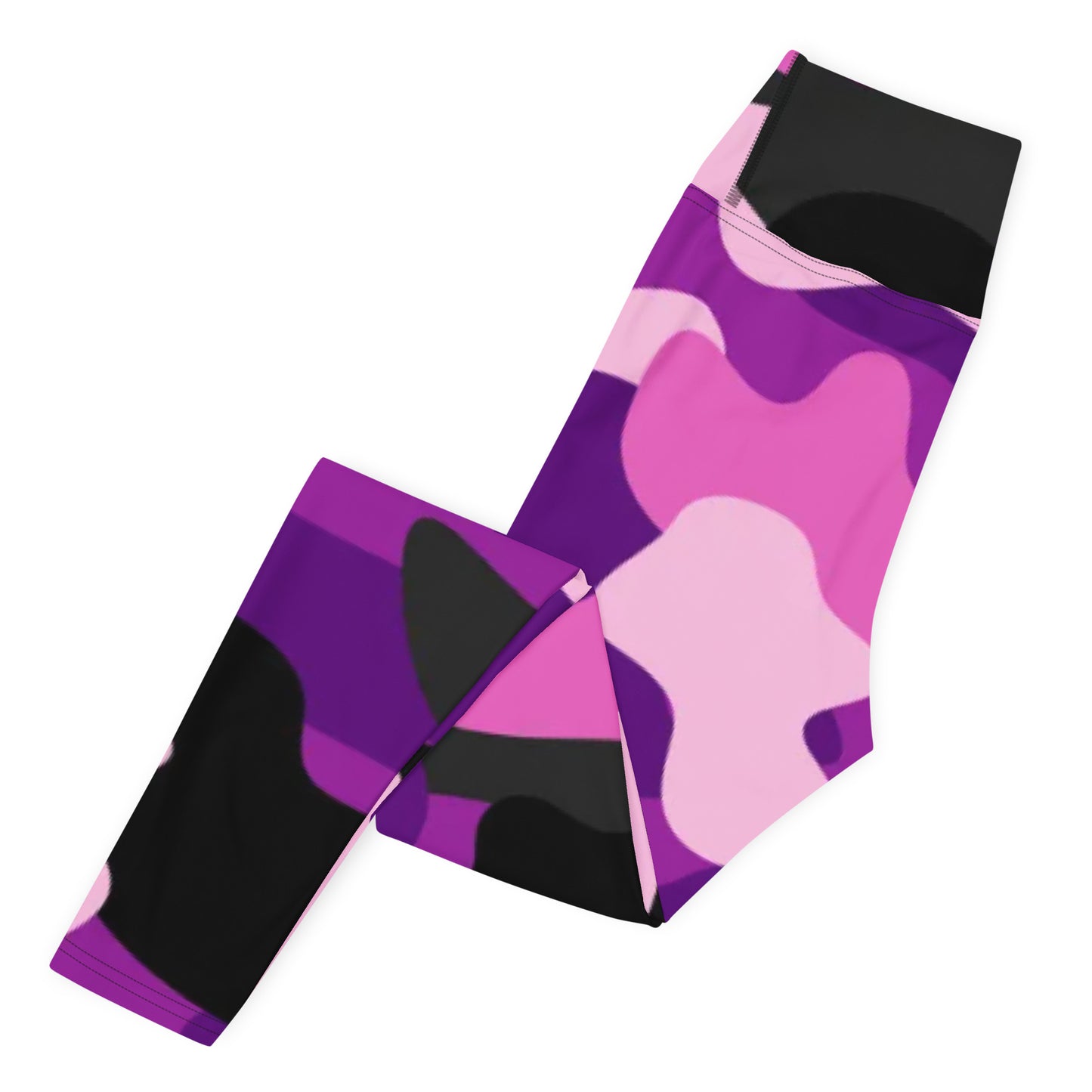 Purple Camo Yoga Leggings