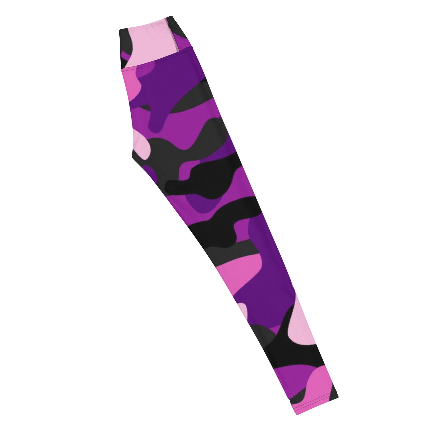 Purple Camo Yoga Leggings