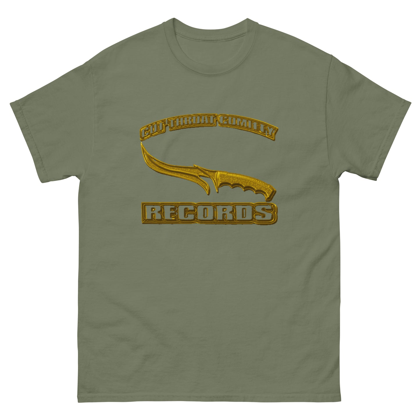 cut throat comitty logo tee