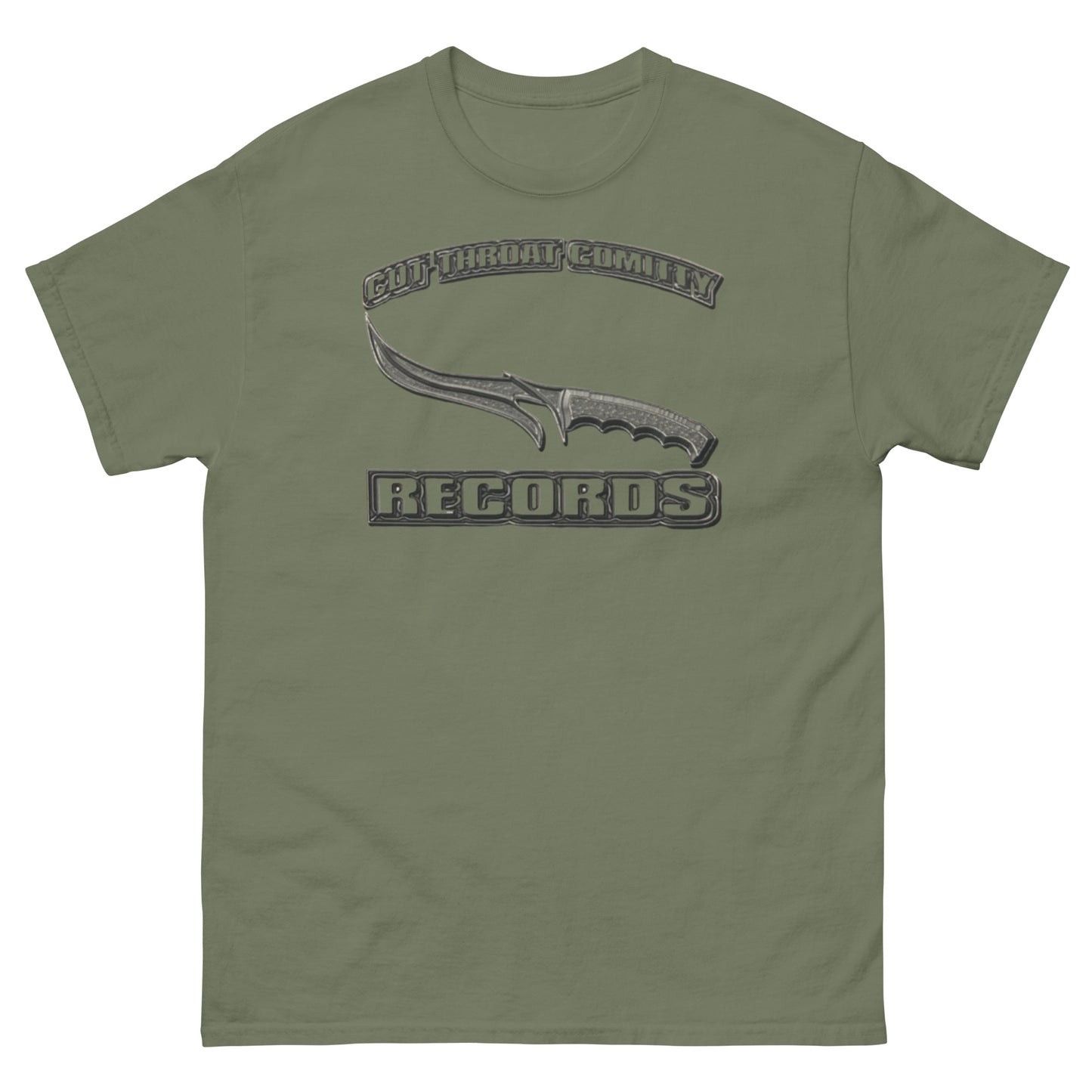 Cut throat silver logo tee