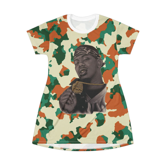 Street Style Camo T-Shirt Dress | Casual Chic, Urban Fashion, Streetwear, Summer Outfit, Festival Wear