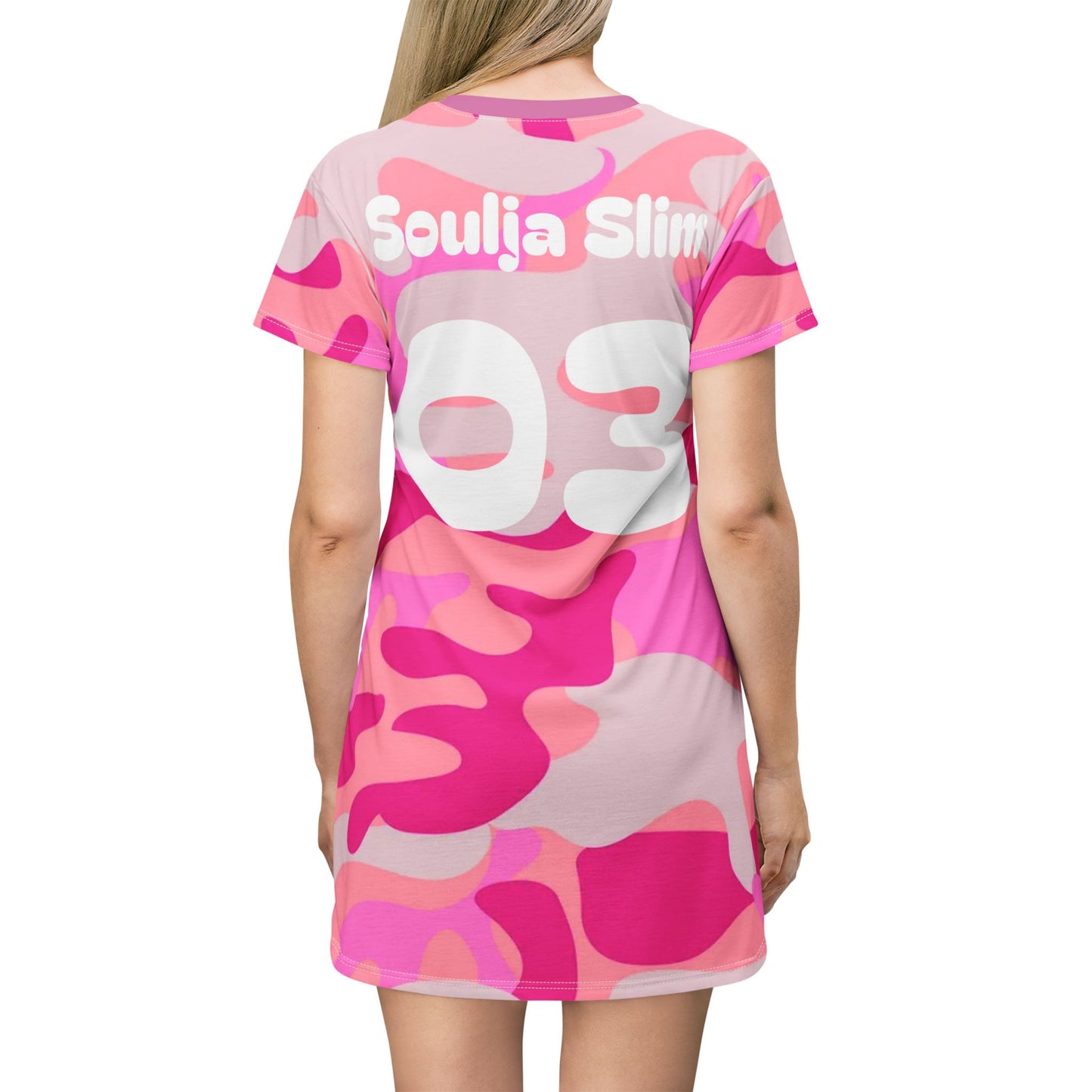 Pink Soulja Slim T-Shirt Dress