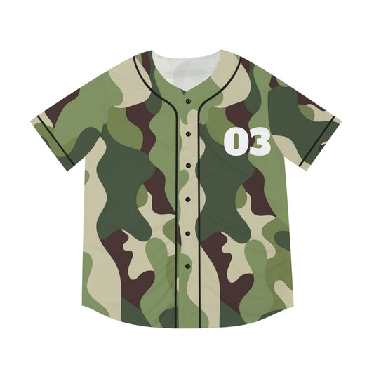 Camouflage Soulja Slim Men's Baseball Jersey