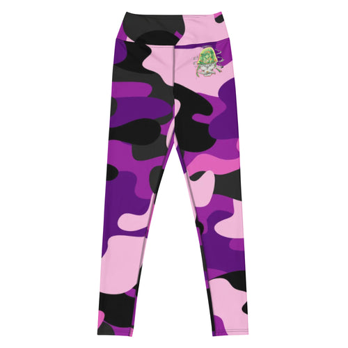 Purple Camo Yoga Leggings