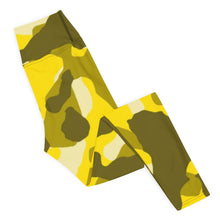 Load image into Gallery viewer, Yellow Camo Yoga Leggings