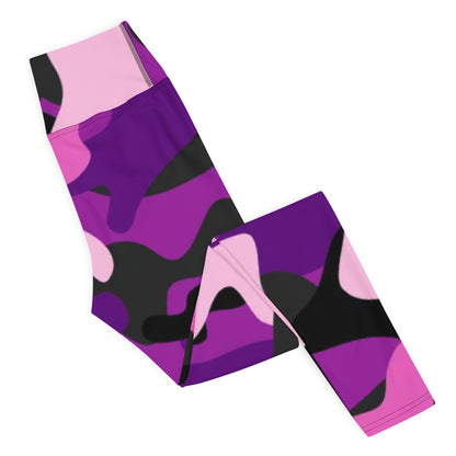 Purple Camo Yoga Leggings