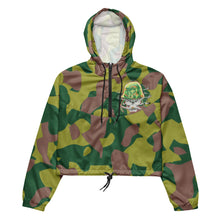 Load image into Gallery viewer, SOULJA SLIM CAMO Women’s cropped windbreaker